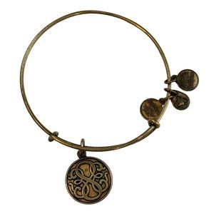 Alex and Ani Path of Life Gold Charm Bangle Infinity Bracelet